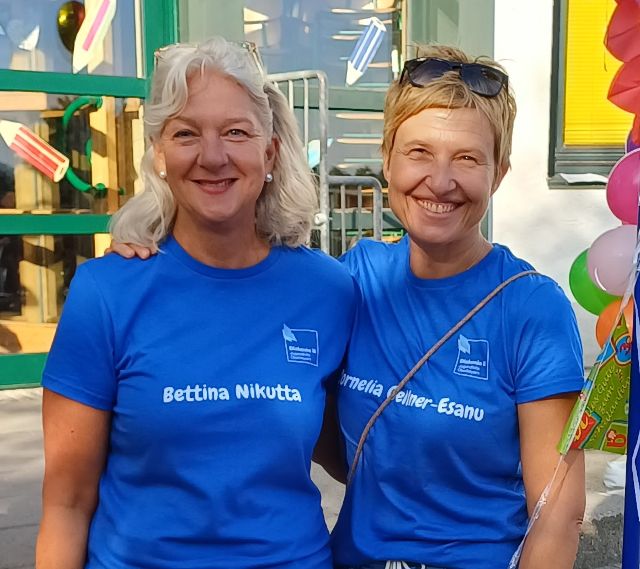 Im Bild Frau Nikutta (links) und Frau Gellner-Esanu (rechts).