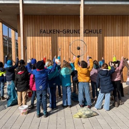 Schüler sind bereits für Ramadama
